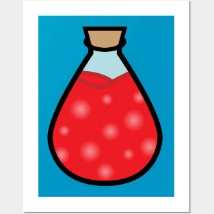 DIY Red Potions/Poisons for Tabletop Board Games (Style 2) Posters and Art